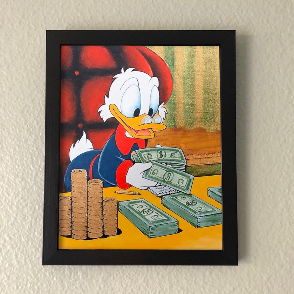 Scrooge McDuck Wall Art